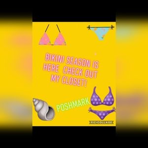 Bikini season! Check out all my xs Pink bikinis